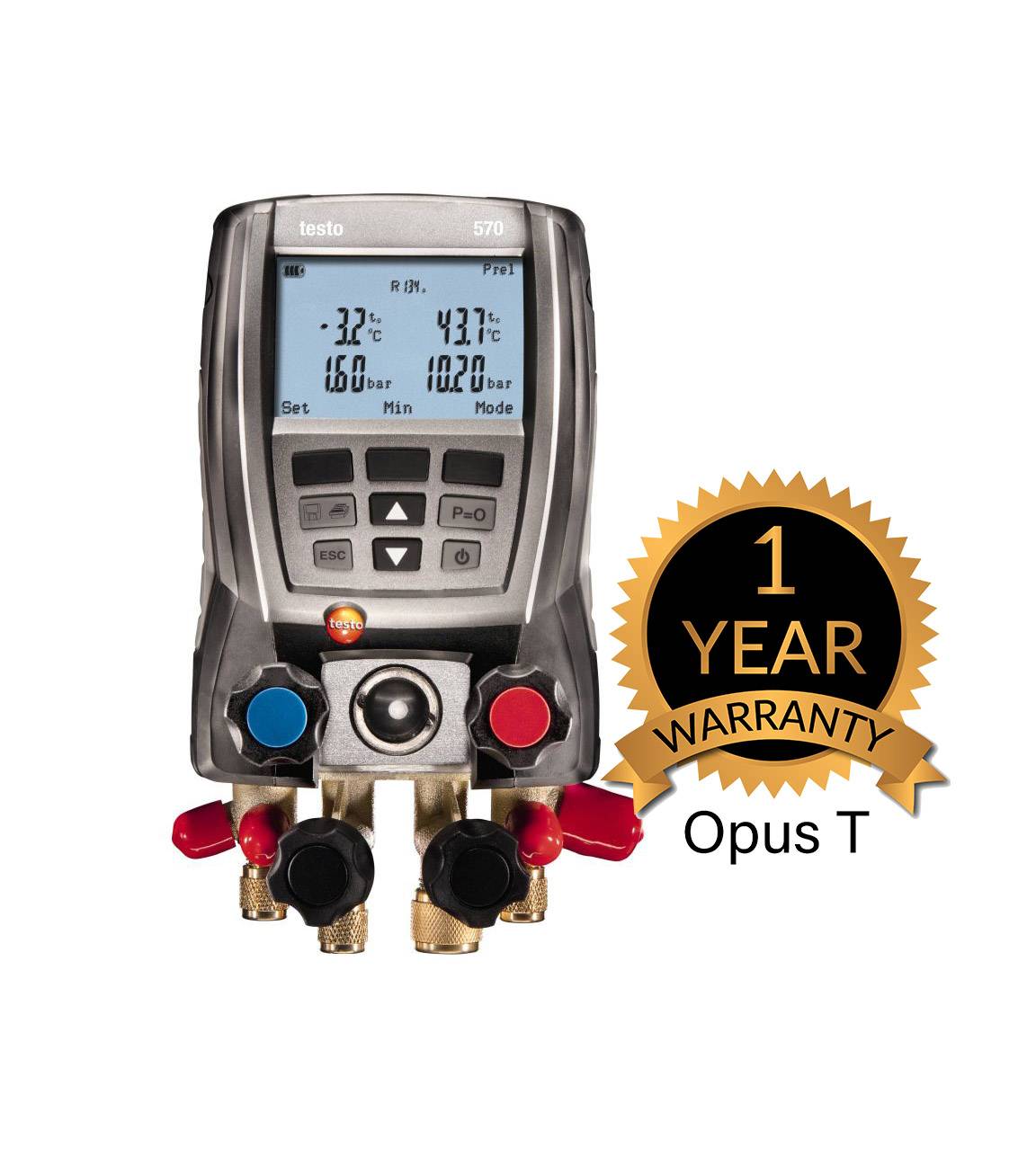Opus T 0563 5702 testo 5702 kit Digital manifold gauge Testo