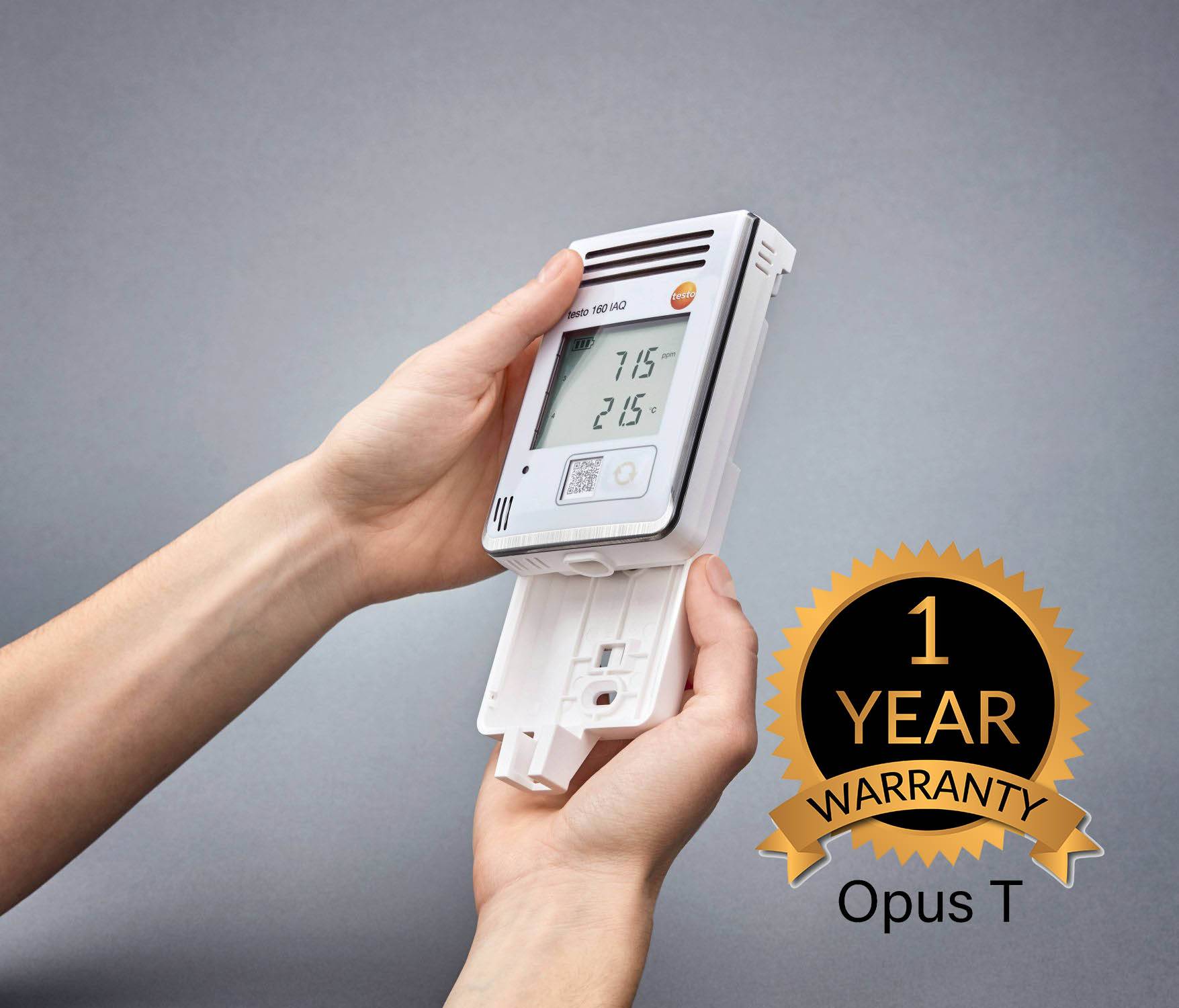 Opus T 0572 2014 testo 160 IAQ WiFi data logger with display and