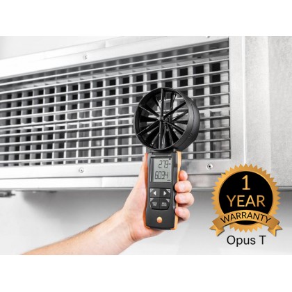 testo 417 - Digital 100 mm vane anemometer with App connection